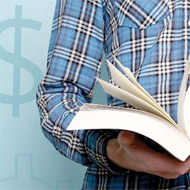 Spotlight story image pertaining to Man holding a book